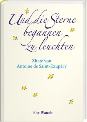 »Die Sterne sind schön, weil sie an eine Blume erinnern, die man nicht sieht …« Dem Flieger Antoine de Saint-Exupéry waren Sternbilder bestens vertraut, boten sie ihm doch auf seinen Nachtflügen Orientierung. Da verwundert es kaum, dass Sterne auch in seinem Werk immer wieder eine Rolle spielen und er in wunderbaren Sentenzen zum Ausdruck gebracht hat, welche Bedeutung sie für ihn hatten. Wie zum Beispiel in seinem berühmtesten Buch, Der kleine Prinz: »Wenn einer eine Blume liebt, die es nur ein einziges Mal gibt auf allen Millionen und Millionen Sternen, dann genügt es ihm völlig, dass er zu ihnen hinaufschaut, um glücklich zu sein. Er sagt sich: Meine Blume ist da oben, irgendwo …«