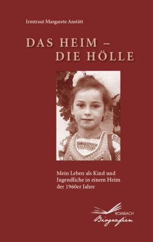 In ihrer Biografie Missbraucht - aber nicht zerbrochen berichtete Irmtraut Margarete Anstätt unter anderem über die Zeit, die sie ab Anfang der 1960er Jahre in einem kirchlichen Kinderheim verbrachte. In ihrem zweiten Buch Das Heim - die Hölle geht sie auf diese Jahre nun detailliert ein. Die Tore zur Hölle schließen sich für Irmtraut Margarete Anstätt im Alter von elf Jahren. Und sie werden sich erst kurz vor ihrer Volljährigkeit wieder öffnen. Bei den kleinsten Verfehlungen werden die Mädchen verbal attackiert, verprügelt oder für Tage weggesperrt und von der Gruppe isoliert. Sie dienen als billiges Personal und müssen in der Landwirtschaft des Heims bis zum Umfallen schuften. Essensentzug gehört zur Normalität und auch sexueller Missbrauch bleibt nicht aus. Systematisch bläut man ihnen ein: 'Ihr seid Menschen zweiter Klasse.' Eine Entschuldigung des Trägers ist bis heute ausgeblieben. Doch Irmtraut Margarete Anstätt hat das Trauma ihrer Kindheit und Jugendzeit bewältigt und bricht in ihrem Buch Das Heim - die Hölle das Schweigen, auch um denjenigen, die das nicht schafften, eine Stimme zu verleihen.