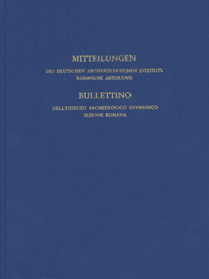 Mitteilungen des Deutschen Archäologischen Instituts