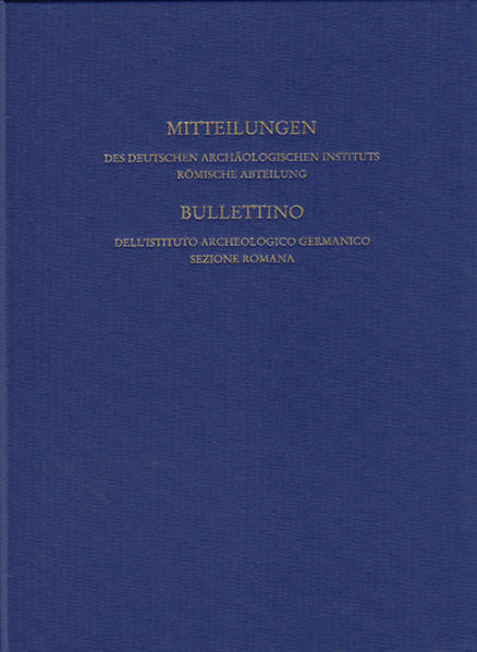 Mitteilungen des Deutschen Archäologischen Instituts