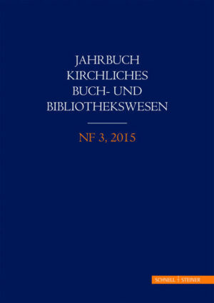 Mit dem Schwerpunkt zunächst bei den Bibliotheken und Archiven hat sich das Jahrbuch zum Ziel gesetzt, einerseits aus der wissenschaftlichen Arbeit der kirchlichen Einrichtungen, von ihrem Umgang mit kirchlichen Kulturgütern zu berichten und dabei alte wie neue Medien gleichermaßen einzubeziehen. Damit soll derwissenschaftliche Beitrag der kirchlichen Einrichtungen im deutschsprachigen Raum kenntlich und nachhaltiger nutzbar werden. Andererseits werden Anregungen und Beiträge außerhalb der Einrichtungen aufgenommen und für die kirchlich kulturelle Arbeit fruchtbar gemacht. Eine umfangreiche Bibliographie verzeichnet die wissen-schaftlich relevanten Neuerscheinungen aus den kulturellen Einrichtungen der evangelischen und der katholischen Kirche.