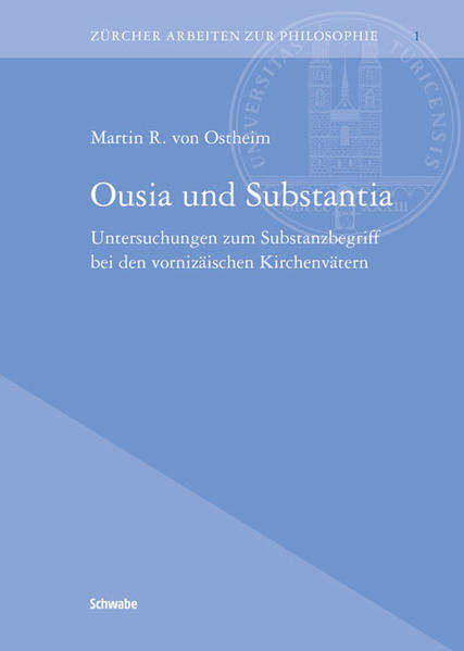 Die Prägung des Substanzbegriffs durch die frühen Kirchenväter Die vorliegende Arbeit untersucht die Begriffe ousia bzw. substantia bei den Kirchenvätern, die vor dem Konzil von Nicaea (325 n. Chr.) ihre Schriften verfasst haben. Der Schwerpunkt liegt dabei auf der Gnosis und der frühen Aristotelesrezeption bei den Kirchenvätern. Martin R. von Ostheim untersucht die überlieferten Schriften und zeigt, dass die Begriffe ab Irenäus von Lyon erstmals gehäuft bei den Kirchenvätern auftreten. Im Konzil von Nicaea werden sie schliesslich zur Abwehr von «Häresien» ins Glaubensbekenntnis aufgenommen. Mit dieser Arbeit leistet von Ostheim einen wichtigen Beitrag zur Forschung, die die Geschichte des Begriffs vor dem Konzil von Nicaea bislang ausgeklammert hat. In seiner Arbeit geht er den Gründen für die Aufnahme des ousia- Begriffs in das Glaubensbekenntnis nach. Von Ostheim fragt, aus welchen Traditionen die frühen Kirchenväter ab Irenäus den Begriff übernommen haben und was ihr Beitrag zur inhaltlichen Füllung ist. Die erste Quelle ist die Gnosis. Er zeigt, dass der Begriff in gnostischem Kontext zwar keine Substanzbedeutung besitzt, die erste Aufnahme in die christliche Lehre aber in der Abgrenzung von der Gnosis und unter Anpassung an die christliche Lehre geschieht. Erst danach wird der ousia-Begriff mit demjenigen der Kategorienschrift verbunden. Eine solche Verbindung findet vor allem bei Clemens von Alexandrien statt, einem der wenigen vornizäischen Kirchenväter, der die Philosophie nicht strikt ablehnte. In seinem von der aktuellen Forschung wenig beachteten 8. Band der Stromata rezipiert Clemens den aristotelischen Begriff der ousia, die als Substanz interpretiert wird. In den restlichen sieben Büchern der Stromata findet eine Vermischung dieser aristotelischen ousia mit der gnostisch-christlichen ousia statt. In diesem Kontext kann der Substanzbegriff in die eigenen Lehren der frühen Kirchenväter einfliessen.    