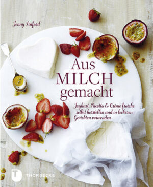 Mit nur wenigen Zutaten lassen sich leckere Milchprodukte wie Butter, Joghurt, Buttermilch, saure Sahne, Crème fraîche, Labneh, Frischkäse, Hüttenkäse und Mascarpone selber machen. Und das Beste: Sie kommen ganz ohne künstliche Aromen, Geschmacksverstärker und Konservierungsstoffe aus. So entsteht ein ganz besonderer und einzigartig frischer Genuss, der viel besser schmeckt als jedes Supermarktprodukt. Und dazu geben über 40 Rezepte noch vielfältige Anregungen, welche köstlichen Gerichte sich mit den eigenen Milchprodukten zubereiten lassen.