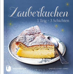 Das grenzt an Zauberei: Sie bereiten einen Teig vor, backen einmal, und heraus kommt ein köstlicher Kuchen mit drei Schichten! Unten eine Schicht aus festem Vanillepudding, darauf eine weiche Eiercreme und oben zarter Biskuit. Der Trick liegt in der langen Backzeit, die den drei Schichten die Möglichkeit gibt, sich einzeln abzusetzen. Dieser verblüffende Kuchen macht als Geheimtipp die Runde unter Namen wie Zauberkuchen, Magic-Custard-Kuchen, Puddingkuchen oder Dreh-Dich-Um Kuchen - nun gibt es endlich das erste Backbuch mit 30 herrlichen Variationen. Probieren Sie doch einmal die Variante mit Himbeeren und grünem Tee oder die mit weißer Schokolade, testen Sie Zaubergugls, Zauber-Halloween-Kuchen oder Zaubermuffins mit Blaubeeren - Sie werden Ihre Gäste auf jeden Fall bezaubern!