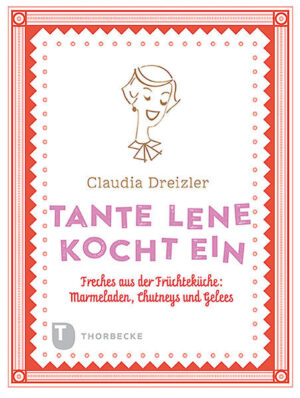 »Du bist wie Tante Lene« bekam Claudia Dreizler von ihrer Familie immer wieder zu hören. Denn Tante Lene hatte immer 1000 kreative Ideen, die Früchte ihres Gartens zu verwerten. Claudia Dreizler ist in ihre Fußstapfen getreten: Tomaten und Trauben, Birnen und Thymian, Brombeere und Lavendel gehen in ihren Marmeladen und Gelees köstliche Kombinationen ein und sind in dem kleinen Lädchen mit dem Namen »Tante Lene« heiß begehrt. Dabei achtet die Marmeladenköchin darauf, dass nur heimische Früchte in saisonalen Kombinationen verarbeitet werden. Und wie einst Tante Lene lässt sie kein Restchen verkommen: In ihrer köstlichen Linzer Torte oder ihren hausgemachten Domino Steinen kommen Marmeladenreste zum Einsatz. Die wunderbaren Marmeladen und Chutneys eignen sich auch hervorragend als ganz besondere Geschenke, die sich mit den Etiketten aus dem Buch verschönern lassen. Ein inspirierendes Marmeladenbuch, das einfach glücklich macht!