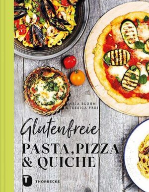 Maria Blohm und Jessica Frey machen es möglich: Endlich nach Lust und Laune herzhaft glutenfrei schlemmen!. Nach ihrem Erfolgstitel „Glutenfreies Brot“ folgt nun das pikante Pendant: Frisch zubereitete Pasta, Pizza, Quiches und Piroggen werden dem Repertoire hinzugefügt. Dabei stehen die glutenfreien Varianten den Originalen in nichts nach: Jedes Rezept wurde mehrfach überarbeitet, bis es für rundum gelungen befunden wurde. Probieren Sie köstlich belegte Buchweizenpizza, knusprige Hackfleisch-Quiche mit Blätterteigdeckel oder sündhaft gute Ricotta-Spinat-Ravioli.