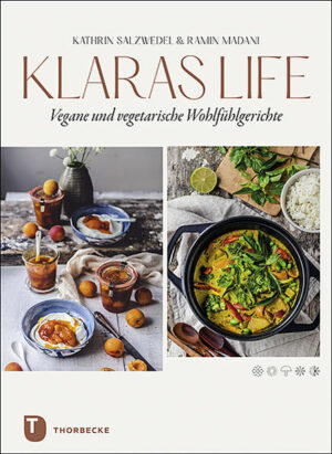 Kathrin und Ramin von klaraslife präsentieren in ihrem ersten eigenen Kochbuch die besten Rezepte zum herbstlich-winterlichen Trendthema veganes und vegetarisches Comfort Food. Das Autorenduo zeigt, wie einfach es ist, gesund, nachhaltig und saisonal einzukaufen und zu kochen. Ihre modernen und unkomplizierten Wohlfühlrezepte sind sowohl regional als auch international inspiriert.