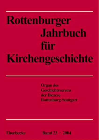 Aus dem Inhalt: H. Lehmann: Zum Verhältnis von Säkularisation, Säkularisierung und Säkularismus-H. Ehmer: Kirchengutfrage in der Reformation-E. Wolgast: Säkularisation im Heiligen Römischen Reich Deutscher Nation-K. Ganzer: Die Kirchenreform nach dem Konzil von Trient-D. Breuer: Katholische Aufklärung-E. Garhammer: Pastoraltheologie um 1900-F. Quarthal: Säkularisation in Württemberg-K. Maier: Finanzielle Hintergründe der Säkularisation-K. Hausberger: Dalbergs Pläne für die Neuordnung der deutschen Kirche-H. Pahl: Die evangelische Kirche in Württemberg im 19. Jh.-A. Gawatz: Württembergs politischer Katholizismus-C. Leitzbach: Erzberger als Redakteur des Deutschen Volksblattes-T. Oppelland: Erzberger in der Außenpolitik -P.-C. Witt: Erzberger und die Entstehung des demokraktischen Wohlfahrtsstaates-M. Hoernes: Ein Kelch im Kloster Zwiefalten.