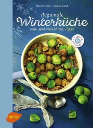 Auf der Suche nach leckeren und gesunden Rezepten für die vegane Winterküche? Soja- und weizenfrei und mit regionalem Wintergemüse zubereitete einfache Rezepte, die leicht nachzukochen sind, das gewisse Etwas haben und außerdem richtig gut schmecken? Hier werden Sie fündig! Miriam Emme und Daniela Friedl zeigen, was man aus regionalem Wintergemüse und feinen Gewürzen alles Tolles zaubern kann: ob Kürbis-Cappuccino mit Curry und Haferschaum zur Vorspeise, Flammkuchen mit Rotkohl und Walnüssen als Hauptgang und Birnen-Gewürz-Strudel als winterliches Dessert. Die weizenfreien veganen Rezepte, die zudem ganz ohne Soja auskommen beweisen: vegan regional kochen im Winter gelingt - und schmeckt!