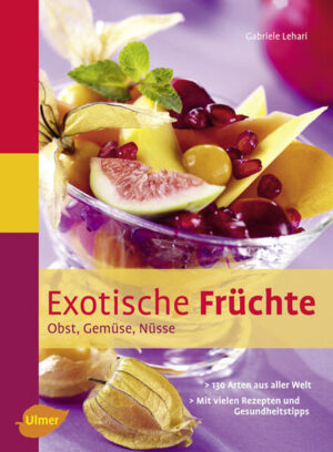 Die Vielfalt der Tropen Exotische Früchte aus aller Welt Mit vielen Rezepten und Gesundheitstipps Das Wichtigste über Kauf, Lagerung und Zubereitung Wissen Sie, wozu man eine Cherimoya verwendet? Was man beim Einkauf von Kakisbeachten muss und wie man Maniok zubereitet? Auf heimischen Märkten und im Supermarkt werden immer neue exotische Obst- undGemüsearten, Nüsse und Gewürze angeboten - oft sogar unter verschiedenen Namen. Jetzt kommt Klarheit in die verwirrende Vielfalt der exotischen Kostbarkeiten:In diesem Buch erfahren Sie, woran man erkennt, ob eine Frucht reif oder überreif ist, wie man den Frischegrad beurteilt, die Früchte optimal lagert und vieles andere mehr. Hinweise auf außergewöhnliche Inhaltsstoffe, gesundheitliche Wirkung und sonstige Verwendungsmöglichkeiten ergänzen diesen Appetit machenden Ratgeber.