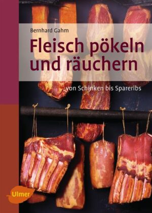 Alles hausgemacht! Ob vom Schwein, Rind, Lamm, Wild oder Geflügel - gutes Fleisch wird mit dem richtigen Rezept nicht nur konserviert, sondern auch verfeinert. In diesem Buch erfahren Sie, wie Sie mit wenig Aufwand Fleisch richtig salzen, pökeln, trocknen, räuchern und garen können. Dabei entstehen hochwertige Schinken in allen Variationen, Speck, Spareribs, Dörrfleisch, Kasseler, Eisbein, Schäufele und vieles mehr. Bei der Umsetzung der bewährten Rezepte helfen Ihnen über 100 anschauliche Fotos und viele Tipps zur Fehlervermeidung.