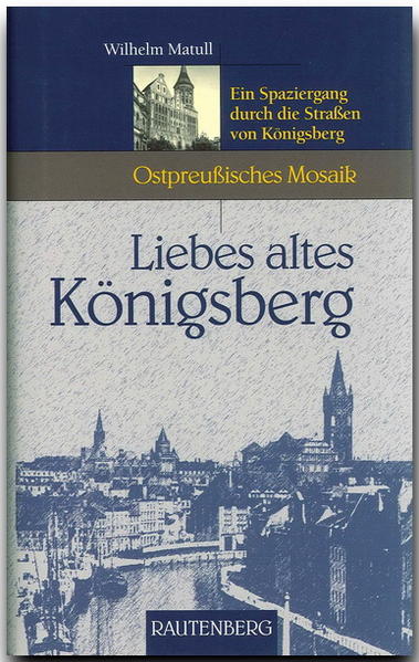 Menschen, Gebäude, Geschichte und Geschichten – Wilhelm Matull lädt ein zu einem Spaziergang durch die alten Straßen Königsbergs, bei dem die einzelnen Stadtteile besucht, namhafte Baudenkmäler besichtigt und von bedeutenden Menschen der Stadt erzählt wird. Die geistigen, musischen und politischen Leistungen der alten Krönungsstadt sind in besonderen Abschnitten dargestellt. Königsberg, die Hauptstadt, Verkehrs- und Wirtschaftszentrum der Provinz Ostpreußen, wird vor dem inneren Auge wieder lebendig. Am Ende des Erinnerungsspaziergangs kommen in bewegenden Schilderungen Augenzeugen zu Wort, die den Untergang Königsbergs miterlebt haben.