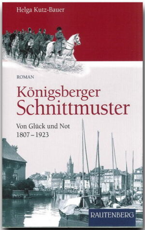 Vier Generationen von Frauen werden in diesem spannenden, vielschichtigen Epos beschrieben. Allen gemeinsam ist die Liebe zu Näharbeiten, die ihnen den Lebensunterhalt sichern. Gleichzeitig wird ein großartiges Panorama der Königsberger Geschichte von 1807 bis 1923 entfaltet. Historische Fakten und Fiktion sind gekonnt miteinander verknüpft. So treffen fiktive Personen auf solche der Zeitgeschichte und auch deren Umfeld wird lebendig. Der Autorin ist ein detailgetreuer spannender historischer Roman gelungen, der die Leser nicht wieder loslässt. In seinem Vorwort zu diesem Buch schreibt Ralph Giordano: „150 Jahre werden lebendig widergespiegelt …“ und weiter „das bleibt für die Leserschaft keine bürokratische Ziffer - die Autorin macht die Zeit lebendig durch die Einbeziehung der eigenen Familie in das Geschehen.“ Die Handlung des Romans beginnt mit der Ankunft der Pariser Marketenderin Carine in Königsberg. Viele Jahre hat sie das Heer Napoleons begleitet. Jetzt ist sie den Krieg leid und möchte in Ruhe ihr Kind aufziehen. Mit viel Glück kann sie eine kleine Hütte zum Wohnen beziehen. Dort richtet sie sich ein. Schnell bekommt sie Kontakt zu der einheimischen Bevölkerung. Ihre Kenntnisse in der Heilkunde und ihre Begabung für Handarbeiten sichern ihren Lebensunterhalt und bringen ihr Freundschaften. Jahre voll Glück und Leid vergehen. Das Land wird Carine zur Heimat. Schnell ist ihr Sohn erwachsen und geht seiner Wege. Einige Jahre später vertraut er seiner Mutter seine Tochter Sophie zur Erziehung an. Sophies Tochter Irma und die Enkelin Marie sichern den Fortgang dieser weiblichen Linie. Mit dem Heranwachsen von Maries Kindern endet dieser erste Band. -- Die Fortsetzung dieses Romans trägt den Titel: Königsberger Kreuzwege - Von glücklichen Tagen und schrecklichen Zeiten 1923-1945