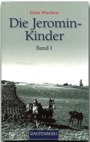 Mit dem zweibändigen Roman „Die Jeromin-Kinder“ (1945 und 1947 erschienen) verfasste Ernst Wiechert die eindrucksvolle Chronik einer bäuerlichen Familie in Masuren, der Heimat des Autors, zur Zeit der zwei Weltkriege. Erzählt wird die Geschichte der Familie Jeromin im Dorf Sowirog, vor allem das Schicksal von Jons Ehrenreich Jeromin, einem bescheidenen und tugendhaften Mann. Das Dorf, abgeschieden in der Tiefe der Wildnis gelegen, bildet den Mittelpunkt des Geschehens. Auch hier propagierte Wiechert ein sinnerfülltes „einfaches Leben“ - so der Titel seines Romans von 1939 -, im Einklang mit Gott und dem Rhythmus der Natur. Dieser erste Band behandelt Jons Kindheit und seine Schulzeit in der Stadt, die einen Gegenpol zu seinem Heimatdorf bildet. Nach dem Abitur wird Jons Soldat im Zweiten Weltkrieg, bis er nach einer Verwundung ins Lazarett gebracht wird. Schließlich kehrt er für kurze Zeit ins Dorf zurück, mit dem festen Ziel, Landarzt zu werden. Das Buch endet mit Jons Auszug in die weite Welt, in der er seinen Traum verwirklichen will.