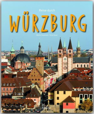 "Würzburg liegt ganz im Grunde, an einer Krümmung des Mains, von kahlen Höhen eingeschlossen, (.) die von nichts grün schimmern als von dem kurzen Weinstock. (.) Und wenn man durch die Straßen geht, so glaubt man, man wandle durch den Himmel der Christen." So beschrieb Heinrich Kleist die Stadt bei seinem Aufenthalt im Herbst 1800. Und an ihrer schönen Lage hat sich bis heute nichts geändert: An den Ufern des sanft dahingleitenden Main gelegen, Umgeben von den Weinbergen des Marienbergs und des Würzburger Steins, gekrönt von der Festung und von zahlreichen Kirchtürmen. Trotz der schlimmen Zerstörungen des Zweiten Weltkrieges haben sich in der Bischofsstadt zahlreiche Kunst- und Kulturdenkmäler von Weltrang, wie die Residenz oder die Festung Marienberg, erhalten oder sie wurden wieder aufgebaut. Das Zusammentreffen von neuer und alter Architektur, von romanischen und barocken Kirchen und modernen Gebäuden, von alten Traditionen und neuen Trends macht den besonderen Reiz Würzburgs aus. Über 220 Bilder zeigen Würzburg in allen seinen Facetten. Vier Specials berichten über das einzigartige Baudenkmal der Residenz, über den Bildhauer und Bürger Tilman Riemenschneider, die Feste und Festivals der Mainmetropole und die fränkischen Köstlichkeiten, die man hier genießen kann. REISE DURCH … ist eine Bildband-Reihe professionell fotografiert von renommierten Reisefotografen Bis zu 230 Bilder auf 128 bis 140 Seiten Sensationell günstiger Preis Alle wichtigen Sehenswürdigkeiten Kultur und Traditionen Kenntnisreiche Texte Ausführliche Bildunterschriften Farbige Übersichtskarte Detailliertes Register - - -