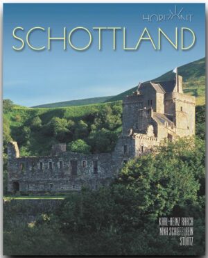 Schottland - das sind die idyllischen Hügellandschaften der Lowlands und der raue Charme der Highlands mit ihren einsamen Mooren, geheimnisvollen Castles und unergründlichen Seen. Neben romantischen Fischerorten wetteifern die geschichtsträchtige Hauptstadt Edinburgh und das überraschende Glasgow um den Glanz der schönsten Stadt im Lande. Abwechslungsreich wie die Natur ist auch die Geschichte des Landes: Die Legenden, die sich um den jahrhundertealten Kampf um Unabhängigkeit ranken, sind den Schotten unvergessen, der Kilt wird mit Stolz getragen und von der Clan-Zugehörigkeit gerne erzählt. Ausdruck der schottischen Traditionen sind die legendären Highland Games mit den ungewöhnlichen Sportkämpfen und den Tanzwettbewerben zur Musik des Dudelsacks. Aber was wäre Schottland ohne den Whisky, das Wasser des Lebens, der an einem nebligen Herbsttag, in einem gemütlichen Pub genossen, alle Unwägbarkeiten des Wetter vergessen lässt. Über 240 Bilder zeigen Schottland in all seinen Facetten, in seiner natürlichen Schönheit und seinem unvergleichlichen - eben schottischen - Charme. HORIZONT ... ist eine Reise-Bildband-Reihe mit über 80 Titeln, professionell fotografiert von renommierten Reisefotografen Bis zu 350 Bilder auf 160 großformatigen Seiten Alle wichtigen Sehenswürdigkeiten Kultur und Traditionen Kenntnis- und umfangreiche Texte Ausführliche Bildunterschriften Farbige Übersichtskarte Detailliertes Register.