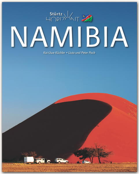 Endlose Wüste, schroffe Felsen und atemberaubende Schluchten, die schwarzen Silhouetten der Köcherbäume, die Sanddünen am Sossusvlei im Rot des Sonnenuntergangs – Namibia beeindruckt durch seine Landschaften und Naturwunder. Bauliche Spuren der Kolonialzeit findet man unter anderem in der Hauptstadt Windhoek, in den steinigen Hängen von Twyfelfontein faszinieren die geheimnisvollen Felszeichnungen, im Etosha National Park die Fülle der Wildtiere. Namibia lockt mit ungeahnter landschaftlicher Vielfalt, mit der Klarheit seines Lichts und der Magie seiner Farben: die windgepeitschten Dünen in einer Farbskala von zartem Orange über Apricot bis hin zu intensivem Glutrot