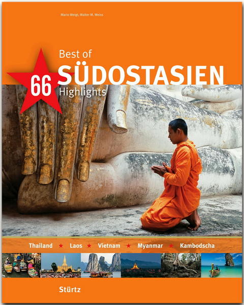 Orte von fremder Schönheit und atemberaubende Landschaften halten die Länder Südostasiens für den Besucher bereit: Burma, oder auch Myanmar, bietet Traumstrände an den Küsten und hohe Gipfel in seinem Bergland. In der alten Hauptstadt Bagan findet man über 2000 Sakralbauten aus vier Jahrhunderten. Thailand lockt mit seinen farbenprächtigen Tempelbauten und den traumhaften Stränden. Die Hauptstadt Bangkok birgt all den Zauber einer fernen Kultur. Kambodscha bietet nicht nur unberührte Meeresküsten