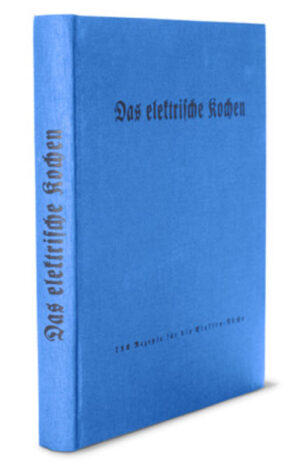 Das elektrische Kochen erschien im Juni 1936 mit dem Ziel, an das moderne Kochen mit Strom heranzuführen. Diese Verknüpfung von Energieeffizienz und praktischen Rezepten besteht bis heute und findet sich auch in der 55. Auflage „Das Blaue Kochbuch“ wieder. Viele der Tipps und Tricks zum Energiesparen sind immer noch aktuell. Zu seinem 80. Geburtstag erscheint Das elektrische Kochen nun als Faksimile der Originalausgabe mit wertvollem Leineneinband und Prägedruck. Stöbern Sie in den historischen Rezepten und entdecken Sie traditionelle Gerichte oder auch das eine oder andere vergessene kulinarische Highlight. Aus dem Vorwort: Das Büchlein bringt viele alte Familienrezepte, die jedoch zum größten Teil abgeändert wurden, da sie mit ihren reichen Zutaten und scharfen Gewürzen nicht mehr den Forderungen der heutigen Ernährungslehre entsprechen. Gleichzeitig wurde damit den Wünschen der meisten Hausfrauen Rechnung getragen, gutschmeckende Gerichte ohne kostspieligen Aufwand herstellen zu können. (…) Möge diese Büchlein den elektrisch kochenden Hausfrauen jederzeit ein guter Ratgeber sein und sie in die Lage versetzen, in den vollen Genuß der Vorzüge des elektrischen Kochens zu kommen. Aus dem Inhalt: • Vor Gebrauch des Kochbuchs zu lesen! • 10 Gebote für den Elektroherd • Suppen: salzig und süß • Tunken: salzig und süß • Klöße • Quellgerichte • Gemüse und Gemüsesalate • Kartoffeln • Vorspeisen • Eintopfgerichte • Fische • Pfannengerichte: salzig und süß • Eierspeisen • Schmorgerichte • Fleisch in Tunke • Braten • Wildbraten • Geflügel • Puddings und Aufläufe: salzig und süß • Flammeris und Kremspeisen • Kompotte • Backwerk • Das Einmachen • Der Bratofen als Kochhilfe • Wasser- und Milchkochen, Wasserkochereinsatz • Das Grillen • Der Kühlschrank