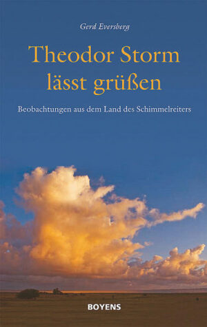 Kurzweilige Beobachtungen über Land und Leute aus der nördlichsten Region Deutschlands, immer gesehen durch die Brille Theodor Storms bzw. angeregt durch seine Texte. Gerd Eversberg erzählt von den unterschiedlichsten Ereignissen in Husum und Nordfriesland, wobei er das gesammelte historische Material mit eigenen Gedanken verbindet. So erhält der Leser einen höchst interessanten Einblick in die Mentalität vergangener und heutiger Menschen Nordfrieslands.