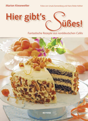 Mal wieder Lust auf etwas Süßes? Dann haben wir genau das Richtige für Sie, denn es gibt wieder Neues in der Café-Buch-Reihe von Marion Kiesewetter. Hier finden Sie jede Menge inspirierende Kuchen -und Tortenrezepte, die zum Nachbacken verführen. Trotzdem keine Lust, selbst zu backen? Sie lassen sich lieber verwöhnen? Kein Problem, denn in diesem Buch werden zehn nette Cafés vorgestellt, in denen es sich wunderbar aushalten lässt. Also setzen Sie sich doch eines der Cafés als nächstes Ausflugsziel und genießen dort die süßen Leckereien. Die verlockenden Leckerbissen werden von den Fotografen Ursula Sonnenberg und Dieter Keller wie immer aufs Köstlichste in Szene gesetzt.