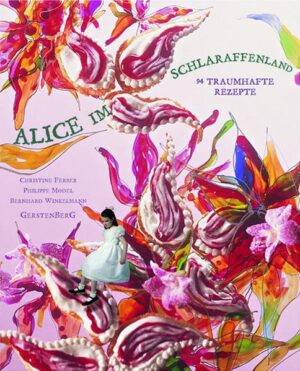 Ein Buch voll schwelgerischer Bilder und wunderbarer Rezepte für Süßes und Pikantes, Gekochtes und Gebackenes aus Fisch und Fleisch, Zucker und Schokolade - inspiriert durch Alice im Wunderland. Alice im Schlaraffenland ist aus der Begegnung von Philippe Model mit Christine Ferber entstanden. Philippe Morel, der begnadete Dekorateur, dem die teuersten Juweliere von Paris die Gestaltung ihrer Auslagen anvertrauen, ist von der Welt Lewis Carrolls besessen, und in Christine Ferber, der berühmten Konditorin und Chocolatière, fand er die Person, die für ihn und Alice den Weg ins Schlaraffenland öffnete. Als dritter stieß der Fotograf Bernhard Winkelmann dazu, um diese Hommage an Lewis Carroll und seine Alice, an Sir John Tenniel, den unübertroffenen Alice- Illustrator, an das weiße Kaninchen, an Humpty Dumpty und wie sie alle heißen zu verwirklichen. Herausgekommen ist ein einzigartiges Gesamtkunstwerk aus ganz ungewöhnlichen Rezepten, die stets nicht nur für den Gaumen, sondern auch für das Auge etwas bieten, aus träumerischen und traumhaften Bildarrangements und fotografischer Brillanz. In Alices Schlaraffenland kann man mit Figuren, die eigentlich gefüllte Vol-au-vents sind, Schach spielen, an Alices prächtiger Krone knabbern, Humpty Dumpty als ein in zartes Karamellgespinst gehülltes Schnee-Ei erleben oder mit einer Artischocken-Schildkröte Versteck spielen.