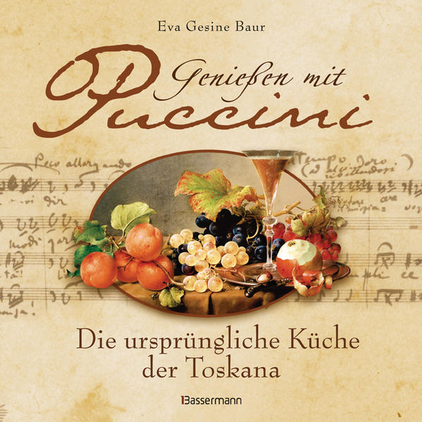 Die Lieblingsrezepte von Puccini und seine Musik - eine unwiderstehliche Mischung Das Gespür für Qualität und die Liebe zu gutem Essen begleiteten Giacomo Puccini ein Leben lang. Der berühmte Komponist, Frauenheld und Gnießer liebte die Küche seiner Heimat. Geboren in der für ihre kulinarischen Spezialitäten bekannten Stadt Lucca blieb er stets verbunden. Puccini bevorzugte vor allem die „cucina povera“, die einfache und so köstliche Küchen Italiens.