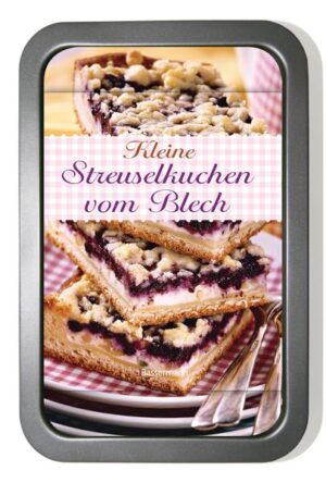 Unwiderstehlich - frische Streuselkuchen Streuselkuchen sind so köstlich, so unkompliziert und so schnell fertig, dass sie sowohl BäckerInnen wie die Nutznießer der Ergebnisse begeistern. Unter ihren hellen und dunklen Streuseln verbergen sich die leckersten Füllungen: ob frische Aprikosen oder aromatische Konfitüre - die Universalgenies lassen sich ganzjährig zubereiten. In diesem Buch finden Sie von einer der großen Meisterinnen der deutschen Backkunst die tollsten Streuselkuchen-Rezepte. Weil das passende Backblech gleich mitgeliefert wird, kann es sofort losgehen - freuen Sie sich auf den verlockenden Geschmack von selbst gebackenem Streuselkuchen.