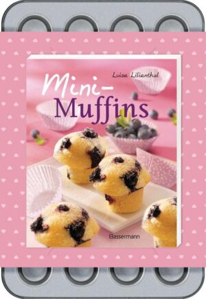 Das ideale Geschenk für alle Muffins-Freunde Klein, aber oho! Jeder liebt Muffins, und jetzt gibt es sie für kleine und große Naschkatzen in Pralinenformat. Da macht das Zugreifen noch mehr Spaß. Für zwischendurch, als verführerisches Geschenk aus der Küche, für liebe Gäste, die Familie oder den Kindergeburtstag - Mini-Muffins in allen Variationen sind heißbegehrt. Mit dem beiliegenden Blech können Sie sofort loslegen, um die köstlichen Minis an Mann, Frau und Kind zu bringen.