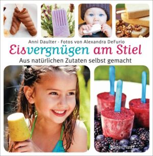 Leckere und gesunde Sommererfrischung Kinder lieben Eis am Stiel! Fruchtig, süß, saftig, bunt - Eis ist bei den lieben Kleinen immer gefragt, wenn die Tage heißer werden. Eltern möchten es in Bezug auf Lebensmittel möglichst gesund und natürlich für ihr Kind. Dieses Buch mit seinen erfrischenden und vielfältigen Eis-am-Stiel-Kreationen kommt allen Bedürfnissen gleichermaßen nach. Denn es werden nur frische und saisonale Früchte und Gemüse und natürliche Süßungsmittel wie Honig oder Agavensirup verwendet. Da vereinigen sich Granatapfelsaft, Himbeeren und Kirschtomate aufs Köstlichste oder Kiwi mit Limettensaft und Honig. Der Sommer kann also kommen! Genießen Sie ihn mit Ihren Kindern und jeder Menge selbst gemachtem Eis am Stiel! Ausstattung: ca. 65 Farbfotos