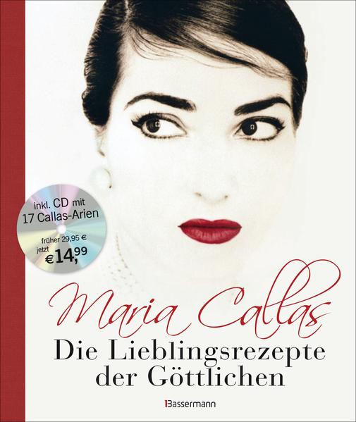 Ein göttlicher Genuss für alle Sinne Maria Callas ist nach wie vor die unvergessene Königin der Oper. Dieses edle Kult-Kochbuch zeigt die »Göttliche« von einer unbekannten Seite: nämlich ihre Liebe zum Kochen und ihre Leidenschaft für gutes Essen. In einem vor einiger Zeit gefundenen Koffer entdeckte man die von ihr oder ihrem Butler notierten Lieblingsrezepte sowie die Kochbücher, die sie gesammelt hat. Dieser Fundus an reizvollen Gerichten - den kulinarischen Highlights der fünfziger Jahre - ist nun in diesem wundervollen Buch für alle Fans und Freunde guter Küche und der Callas aufbereitet worden. Die vielen Bilder von ihren Auftritten, aus dem privaten Umfeld oder als Star der High Society, und die beigefügte CD mit den schönsten von der Callas gesungenen Arien machen das Buch zu einem außergewöhnlichen und verschenkenswerten Gesamtkunstwerk. Ausstattung: CD