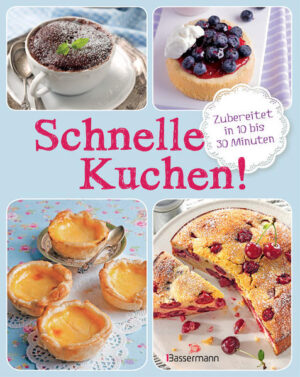 Leckere Kuchen und Törtchen schnell gezaubert Alternativen zur Backmischung Schnell und einfach, aber lecker. Von Gugelhupf, Fruchttörtchen, Cakepops, Mini-Muffins bis zu den leckeren Mug Cakes. Diese Wunderbacktüte lässt keine Wünsche offen. Ausstattung: ca. 40 Farbfotos