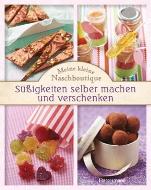 Lieblingsnaschereien aus der Kindheit Der Duft nach Karamell und Schokolade lässt Ihr Herz höher schlagen? Dann lassen Sie sich auch zu Hause von den süßen Aromen einfangen und machen Sie Ihre Küche zu einer märchenhaften Zuckerbäckerei. Dank bebilderter Schritt-für-Schritt-Anleitungen und einer kleinen Warenkunde können Sie im Handumdrehen atemberaubend verführerische Naschereien herstellen. Genießen Sie Schokolade, Pralinen, Trüffel, Toffees, Bonbons, Lollis, Zuckerstöcke, Lakritzstangen und Brausepulver-Ufos selbst oder überreichen Sie sie schön verpackt Ihren Liebsten. Die Geschenkideen finden Sie ebenfalls in diesem wunderbaren Buch klassischer Lieblingsleckereien.