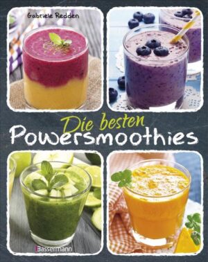 Fit durchs Jahr mit Power aus dem Glas Smoothies sind gleich in doppelter Hinsicht der Hit. Sie sind nicht nur köstlich, sondern mit ihren Vitaminen, Mineralstoffen, sekundären Pflanzenstoffen und Antioxidantien ideale Energielieferanten. Smoothies können eine ganze Mahlzeit ersetzen und machen leistungsfähiger und fitter. Dieses Buch beinhaltet 50 neue Rezepte für farbenfrohe Powersmoothies, mal in fruchtiger Form, mal als grüner Gemüsesmoothie, mal für den Sommer, mal als Helfer durch die kalte Jahreszeit. Und auch an besonders eilige Smoothie-Fans ist gedacht mit Blitzrezepten für den Vitaminschub zwischendurch. Ausstattung: ca. 50 farbige Abbildungen