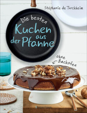 Die neue Art des Backens Man braucht nur eine Pfanne mit Deckel, einen Herd und leckere Zutaten - und schon kann das Backen dieser köstlichen Kuchen beginnen. Den Teig in die gefettete Pfanne füllen, mit Deckel verschließen und bei niedriger Temperatur auf der Herdplatte backen. Umdrehen, die andere Seite durchbacken und fertig! Blitzeinfach! Kuchen aus der Pfanne sind ein ganz besonderer Genuss. Die zarte, luftige Struktur des Teigs und die abwechslungsreichen Rezepte machen Lust auf das nächste Backvergnügen. Für Pfannen mit 20, 22 und 24 cm Durchmesser. Ausstattung: durchgehend farbig bebildert