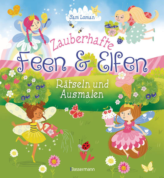 Bunte Rätsel aus dem Feenland Feen, Elfen und Einhörner laden ein zum magischen Rätselspaß! Neben Bilderrätseln, Suchbildern, Sudokus und Labyrinthen finden Nachwuchsfeen ab 7 kleine Rechenaufgaben, Wortspiele sowie Botschaften in Geheimschrift, die es zu entschlüsseln gilt. Zauberhafte Motive zum Weiterzeichnen und Ausmalen runden die bunte Rätselvielfalt ab. Ausstattung: durchgehend farbige Abbildungen