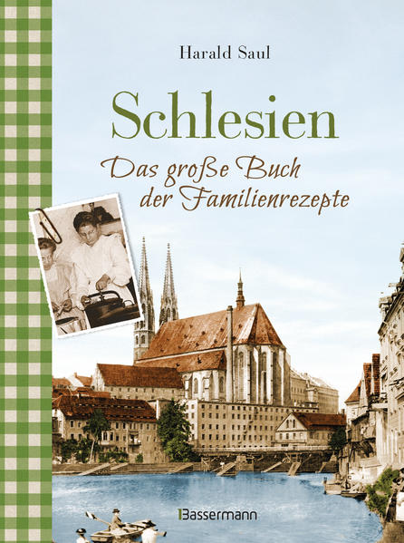 Schlesische Familienschätze: Geschichten, Fotos, Postkarten und Rezepte Harald Saul, Küchenmeister und Sammler von regionalen Rezepten, hat sich auf die Suche nach der alten schlesischen Küche gemacht. Er bat die Menschen um ihre alten Familienschätze: So erhielt er handgeschriebene, über Generationen weitergegebene Kochbücher, die alten Fotoalben wurden für ihn geöffnet und die Menschen erzählten ihm ihre Geschichten. Dieser Doppelband besteht aus den Einzelbänden "Unvergessliche Küche Schlesien" und "Alte Familienrezepte aus Schlesien" aus dem Bassermann Verlag. Ausstattung: durchgehend bebildert