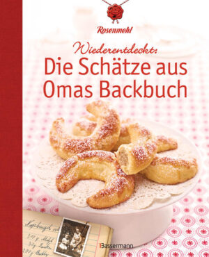 Großmutters Rezepte wiederentdeckt In diesem wundervollen Backbuch verewigt Rosenmehl rund 100 alte, handgeschriebene Familienrezepte. Für jede Jahreszeit und jeden Anlass hält die Sammlung das ideale Rezept für köstliche Back- und Mehlspeisen bereit. Egal ob Oster- oder Adventsbackwerk, ob Obst-, Geburtstagskuchen oder Mehlspeisen - jeder Genießer wird etwas Gutes finden. Freuen Sie sich auf die Rezeptschätze aus der Kindheit in dem liebevoll und hochwertig gestalteten Buch. Ausstattung: mit ca. 120 Farbfotos