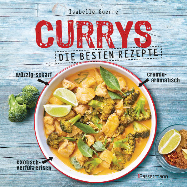 Easy Currys! Currys sind diese wunderbar aromatischen Gerichte mit der leckeren Sauce, deren ursprüngliche Heimat vor allem Indien und Thailand ist. Die Zutaten für ein Curry sind nicht festgelegt, es gibt sie vegetarisch, mit Fisch, Meeresfrüchten, Geflügel oder Fleisch. Allen gemeinsam ist eine feine Komposition von Gewürzen und - in den meisten Fällen - Kokosmilch. Ausstattung: durchgehend bebildert