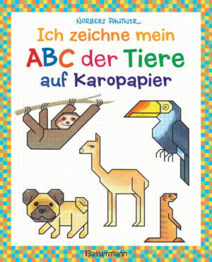 Von A wie Adler bis Z wie Zebra: Diese besondere Zeichenschule macht Kinder ab 5 Jahren mit dem Alphabet vertraut. Dabei eignet sich für die ersten Zeichenversuche nichts besser als Karopapier. Denn mithilfe der klaren Strukturen und der leicht nachvollziehbaren Schritt- für- Schritt- Anleitungen können die Kinder ganz leicht einen Pinguin, eine Katze oder ein Faultier zu Papier bringen und sie anschließend nach Herzenslust ausmalen. Ausstattung: durchgehend farbige Abbildungen