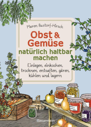 Wer Obst und Gemüse auf natürliche und schonende Weise lagern und haltbar machen will, dem hilft dieses Buch. Hier werden die wichtigsten Konservierungsmethoden ausführlich erklärt, angefangen vom Trocknen, Dörren und der Milchsäuregärung bis hin zum Einkochen und Einlegen der selbst geernteten oder gekauften Produkte. Zudem gibt es ein Kapitel zur richtigen nährstoffschonenden Lagerung von Obst und Gemüse. Ergänzend gibt es verlockende Rezepten für Eingelegtes, Eingekochtes, Säfte, zuckerreduzierte Konfitüren und Gelees. Ausstattung: Farbfotos und farbige Illustrationen