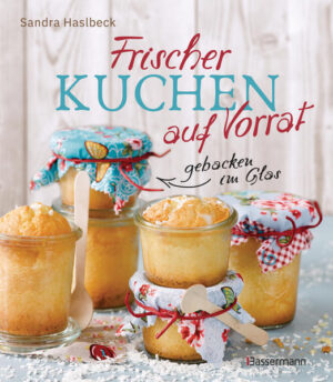 Sie lieben Süßes? Immer und zu jeder Zeit? Sie wollen nicht vom Supermarkt und Bäcker abhängig sein? Dann backen Sie doch Kuchen im Glas. Die schmecken sechs Monate lang unvergleichlich lecker, sind natürlich ohne Zusatzstoffe und entsprechen genau Ihrem Geschmack. Der wichtigste Vorrat für Naschkatzen, für lieben Besuch, fürs kleine Mitbringsel und viele andere Gelegenheiten. Ausstattung: durchgehend farbig bebildert