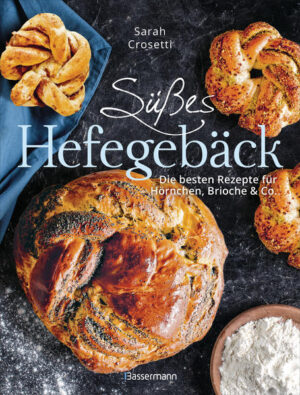 Ob Babkas, Brioches oder Osterbrot - süßes Hefegebäck ist das Tüpfelchen auf dem i und ein Genuss auf jedem Frühstücks- und Kaffeetisch. Entdecken Sie hier die besten Rezepte für Hefebrote und -kuchen. Verwöhnen Sie sich und Ihre Gäste mit feinem Gebäck, gefüllt mit Mandeln-Schokolade, Kokos-Datteln, Mohn-Apfel oder Kaffee-Mandarine. Genießen Sie die Brote pur, mit Butter und Konfitüre. Lassen Sie sich überzeugen, wie leicht es ist, diese Köstlichkeiten zuzubereiten. Ausstattung: durchgehend farbig bebildert