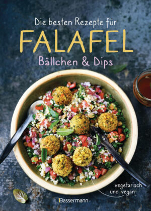 Eine runde Sache. Falafel sind nicht mehr nur noch eine Spezialität aus dem nahen Osten, sondern auch hierzulande schon ein echter gesunder Fast Food Trend. In vielen verschiedenen Rezepten werden feine Zutaten mit herrlichen Gewürzen zu einem echten Geschmackserlebnis verwandelt. Perfekt als Snack oder Hauptgericht, zum Mitnehmen oder die nächste Party - die kleinen vegetarischen und veganen Bällchen schmecken jedem. Ausstattung: durchgehend farbige Abbildungen