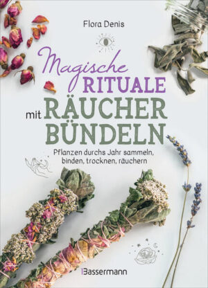 Selbst gemachte Räucherbündel sind ein traditionelles, auf wohltuenden Kräutern basierendes Mittel zur energetischen Reinigung. Hexen und Schamanen nutzen sie seit uralten Zeiten. Sie eignen sich sowohl zur Ausübung magischer Rituale im Alltag als auch zur feierlichen Begehung von Jahreskreisfesten. Dieses Buch zeigt, wie saisonale Räucherbündel hergestellt und verwendet werden: welche Pflanzen es für welche Zwecke bedarf und wie die Bündel geweiht und rituell abgebrannt werden. Dabei reichen die Anwendungsmöglichkeiten der hier 20 präsentierten Bündel und Rituale von der energetischen Reinigung über das Erlangen von seelischer und körperlicher Ausgeglichenheit bis hin zur Befreiung der Weiblichkeit. Und auch Liebesund Schutzzauber lassen sich mit Räucherbündeln durchführen. Salbei und Basilikum&lt