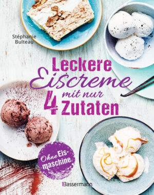 Mit einfachen und schnellen Rezepten, die ganz ohne Eismaschine auskommen, können köstliche und originelle Eissorten kreiert werden. Ob cremiges Schokoladeneis, veganes Fruchteis oder kalorienarmer Frozen Yoghurt - mit nur 4 Zutaten und ohne aufwendige Techniken gelingt jedes Rezept spielend leicht. Dieses Buch präsentiert über 40 verlockende Geschmacksrichtungen, die zum Löffeln oder vom Stiel genießen einladen. Der Kreativität sind dabei keine Grenzen gesetzt und Experimentierfreude ist ausdrücklich erwünscht. So frisch & gut geht nur selbstgemacht Köstliche Eiscreme-Kreationen ohne Eismaschine - ganz unkompliziert Eiscreme mit großen Stückchen: Kekse, Schokolade oder Nüsse Mit laktosefreien Rezepten und 100% natürlichen Zutaten! Mit leckeren veganen Optionen Und dazu verführerische Saucen und Toppings Ausstattung: ca. 35 farbige Abbildungen