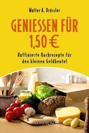 Genießen muss nicht teuer sein! Dieses Buch bietet über 150 Rezepte, die überraschend günstig leckere Gerichte auf den Tisch zaubern. Ob für anspruchsvolle Feinschmecker oder die abwechslungsreiche Partyküche: Hier versammeln sich preiswerte Delikatessen für jede Gelegenheit. Praktische Hinweise zu unverzichtbaren Grundnahrungsmitteln und nützliche Tipps zum Sparen beim Einkaufen und Kochen runden dieses Kochbuch für clevere Genießer ab. Wer möchte nicht sich selbst etwas Gutes tun und seine Liebsten verwöhnen - und das für nicht mehr als 1,50 € pro Person!