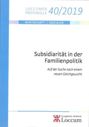 Subsidiarität in der Familienpolitik | Bundesamt für magische Wesen