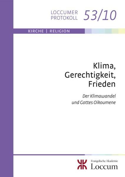 Werner Gebert Zur Einführung in die Tagung Miriam Schröder Die Rolle der Schwellenländer in der Diskussion um Klimagerechtigkeit. Das Beispiel China Geiko Müller-Fahrenholz Klimagerechtigkeit und Gerechter Friede-Die Ökumene und ihre dringlichste Weltverantwortung Günther Bachmann Wie muss Klimapolitik aufgefasst werden, wenn sie erfolgreich sein soll? Jürgen Scheffran Klimakonflikte, Verteilungsgerechtigkeit und Verfahren zur zivilen Konfliktregelung Konrad Raiser Entfesselung des Neuen, Entwertung des Alten-Theologie des gerechten Friedens im Klimawandel Fritz Erich Anhelm Entfesselung des Neuen, Entwertung des Alten-Theologie des gerechten Friedens im Klimawandel Dirk Rademacher Auf dem Weg zum gerechten Frieden in Sachen Klimagerechtigkeit: Was geschieht bereits? Ein Überblick über die Aktivitäten der EKD Klaus Wazlawik Auf dem Weg zum gerechten Frieden in Sachen Klima: Was geschieht bereits auf kommunaler Ebene? Fritz Erich Anhelm, Werner Gebert, Hans Jochen Luhmann Umkehren auf dem Weg zur Selbstzerstörung-Gerechter Frieden und Klimagerechtigkeit. Memorandum des „Plädoyers für eine ökumenische Zukunft“ aus Anlass der Friedenskonvokation des Ökumenischen Rates der Kirchen im Mai 2011 (Kingston/Jamaika)-Fassung vom September 2010 Werner Gebert, Frithjof Schmidt, Sophia Wirsching Was ist Not-wendig? Was ist gerecht? Was verhindert Gewalt?-Und was tun wir? Abschlussdiskussion Was muss gesagt werden? Wofür müssen sich die Kirchen einsetzen? Welche Aktionen sind sinnvoll? Gerechter Frieden und Klimagerechtigkeit: Den Weg der Selbstzerstörung verlassen-den Weg der Hoffnung beschreiten. Memorandum des Plädoyers für eine ökumenische Zukunft aus Anlass der Friedenskonvokation des Ökumenischen Rates der Kirchen im Mai 2011 (Kingston/Jamaika)-aktualisierte Fassung