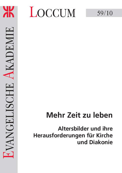 Caja Thimm Altersbilder in der Gesellschaft. Oder: Wie Altersbilder unsere Vorstellungen vom Altwerden und Altsein bestimmen Peter Borscheid Altersbilder im Wandel Sabine Aichele-Elsner Neue Bilder vom Alter(n) Lebensentwürfe und Perspektiven des Altwerdens heute und in Zukunft Fotoausstellung der Akademiengruppe „Altern in Deutschland“ Gerhard Wegner Von der Mortalität zur Natalität Theologische Überlegungen zum längeren Leben Petra-Angela Ahrens Generation 60plus: Religiosität und Kirchliche Bindung